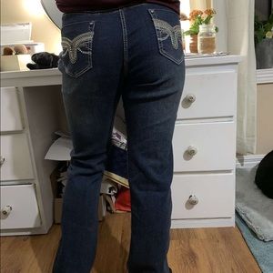 Boot cut bling jeans